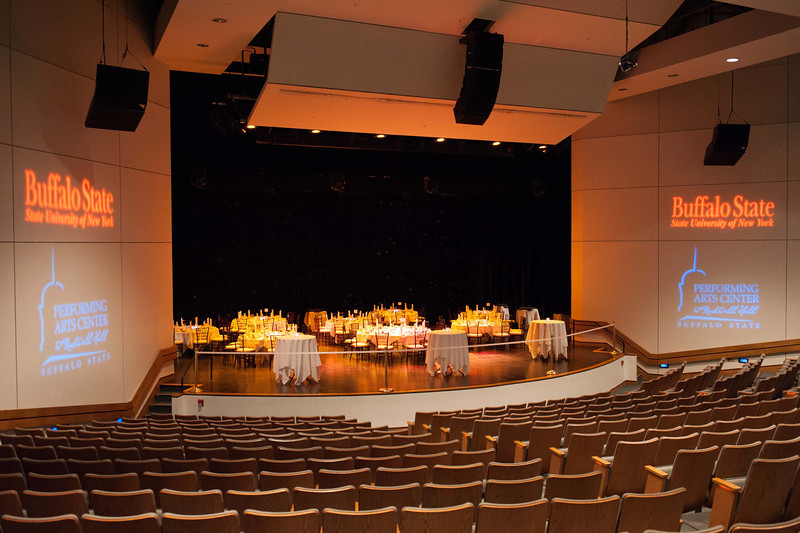 Audience view of Performing Arts Center 